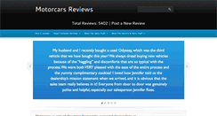 Desktop Screenshot of motorcarsreviews.com
